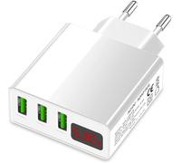 Eaxus USB-Charger Chargeur USB 15 W 3x USB-A blanc chargeur rapide