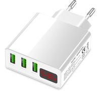 Eaxus USB-Charger Chargeur USB 15 W 3x USB-A blanc chargeur rapide