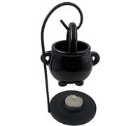 Eayoly Brûleur à mazout Chaudron Suspendu, Cire Chaudron Sorcellerie Brûleur Fragrance Wax Melts Porte-Bougie Chauffe-Plat Ornement d'aromathérapie