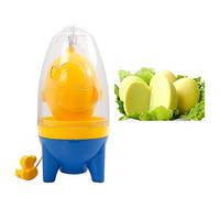 Eayoly Machine à œufs d'or Manuelle - Egg Spinner Shaker Mélangeur Blanc et Jaune pour œufs du - Essoreuse à œufs pour œufs durs Mélangeur Blanc et Jaune Gadgets de Cuisine