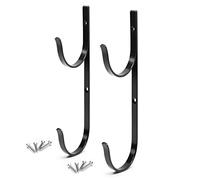 Eayoly Poteau Piscine, Ensemble Crochets Fixation Poteau en Alliage d'aluminium, pour perches télescopiques, écumoires, râteaux à Feuilles, Filet, brosses, Tuyau d'aspiration