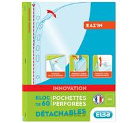 Eaz'in - Bloc De 60 Pochettes Perforées Détachables- A4