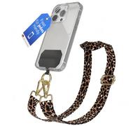EAZY CASE - Chaîne universelle pour téléphone portable à suspendre compatible avec tous les téléphones portables Chaîne avec étui combinable Cordon de téléphone portable avec mousqueton pour étui de