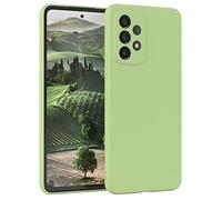 EAZY CASE Coque de protection en silicone pour Galaxy A53 5G - Vert - Souple - Résistant aux chocs - Avec protection de l'appareil photo - Fine - Protection de qualité supérieure - En TPU - Vert clair
