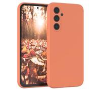 EAZY CASE Coque de protection en silicone pour Galaxy A54 - Orange - Souple - Résistant aux chocs - Avec protection de l'appareil photo - Fine - Protection TPU - Bumper - Orange clair pastel mat