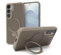 EAZY CASE Coque de protection Qi Charging pour Samsung Galaxy S25 Plus avec coque de charge Qi compatible avec Samsung Galaxy S25 Plus, avec anneau à 360° et fonction magnétique pour la pose, coque