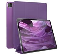 EAZY CASE - Coque de Protection Smartcase pour Tablette Apple iPad Pro 12,9" (2018/2020/2021/2022), étui de Type Flip avec Support, Fonction Sleep Wake Up, en Similicuir Violet