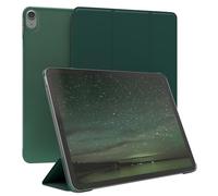 EAZY CASE - Coque de Protection Smartcase pour Tablette iPad Air 11" (2024), étui de Type Flip avec Support, Fonction Sleep Wake Up, en Similicuir Vert Nuit