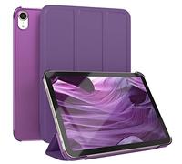 EAZY CASE - Coque de Protection Smartcase pour Tablette iPad Mini 6 (2021), étui de Type Flip avec Support, Fonction Sleep Wake Up, en Similicuir Violet