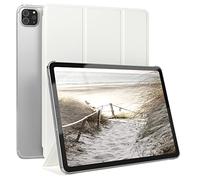 EAZY CASE - Coque de Protection Smartcase pour Tablette iPad Pro 11" (2018/2020/2021/2022), étui de Type Flip avec Support, Fonction Sleep Wake Up, en Similicuir Blanc