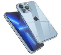 EAZY CASE Coque Premium Crystal en TPU Compatible avec iPhone 13 Pro en Silicone avec Protection caméra, Coque Fine, étui de téléphone, Housse en Silicone, Coque arrière, Transparent