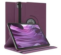 EAZY CASE - Étui pour Tablette Apple iPad Air 11" M3 (2025) Housse de Protection Smart Cover Support Rotatif Pochette Pliante 360° pivotante avec Fonction Stand Cuir synthétique Violet