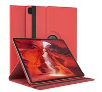 EAZY CASE - Étui pour Tablette Apple iPad Pro 12,9" (2021) Housse de Protection Smart Cover Support Rotatif Pochette Pliante 360° pivotante avec Fonction Stand Cuir synthétique Rouge