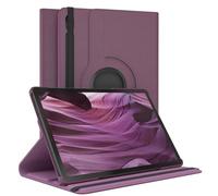 EAZY CASE - Étui pour Tablette Galaxy Tab S10 FE Housse de Protection Smart Cover Support Rotatif Pochette Pliante 360° pivotante avec Fonction Stand Cuir synthétique Violet