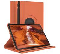 EAZY CASE - Étui pour Tablette Galaxy Tab S9 Housse de Protection Smart Cover Support Rotatif Pochette Pliante 360° pivotante avec Fonction Stand Cuir synthétique Orange