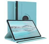 EAZY CASE - Étui pour Tablette Galaxy Tab S9 Plus Housse de Protection Smart Cover Support Rotatif Pochette Pliante 360° pivotante avec Fonction Stand Cuir synthétique Bleu