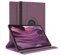 EAZY CASE - Étui pour Tablette Galaxy Tab S9 Plus Housse de Protection Smart Cover Support Rotatif Pochette Pliante 360° pivotante avec Fonction Stand Cuir synthétique Violet