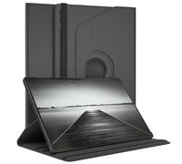 EAZY CASE - Étui pour Tablette Galaxy Tab S9 Ultra Housse de Protection Smart Cover Support Rotatif Pochette Pliante 360° pivotante avec Fonction Stand Cuir synthétique Noir
