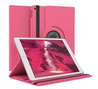 EAZY CASE - Étui pour Tablette iPad 10,2" 2019/2020/2021 Housse de Protection Smart Cover Support Rotatif Pochette Pliante 360° pivotante avec Fonction Stand Cuir synthétique Rose