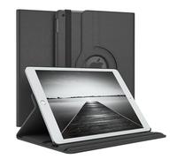 EAZY CASE - Étui pour Tablette iPad 10,2" 2019/2020/2021 Housse de Protection Smart Cover Support Rotatif Pochette Pliante 360° pivotante avec Fonction Stand Cuir synthétique Noir
