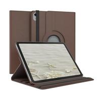 EAZY CASE - Étui pour Tablette iPad 10,9" 10. Gen Housse de Protection Smart Cover Support Rotatif Pochette Pliante 360° pivotante avec Fonction Stand Cuir synthétique Marron