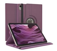 EAZY CASE - Étui pour Tablette iPad Mini 7 (2024) Housse de Protection Smart Cover Support Rotatif Pochette Pliante 360° pivotante avec Fonction Stand Cuir synthétique Violet
