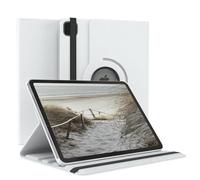 EAZY CASE - Étui pour Tablette iPad Pro 11" (2018/2020/2021/2022) Housse de Protection Smart Cover Support Rotatif Pochette Pliante 360° pivotante avec Fonction Stand Cuir synthétique Blanc