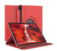 EAZY CASE - Étui pour Tablette iPad Pro 11" (2018/2020/2021/2022) Housse de Protection Smart Cover Support Rotatif Pochette Pliante 360° pivotante avec Fonction Stand Cuir synthétique Rouge