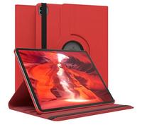 EAZY CASE - Étui pour Tablette iPad Pro 13" (2024) Housse de Protection Smart Cover Support Rotatif Pochette Pliante 360° pivotante avec Fonction Stand Cuir synthétique Rouge