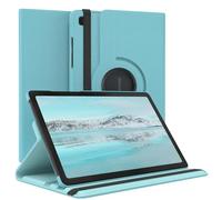 EAZY CASE - Étui pour Tablette Samsung Galaxy Tab A7 Housse de Protection Smart Cover Support Rotatif Pochette Pliante 360° pivotante avec Fonction Stand Cuir synthétique Bleu