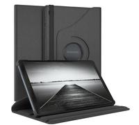 EAZY CASE - Étui pour Tablette Samsung Galaxy Tab A7 Lite Housse de Protection Smart Cover Support Rotatif Pochette Pliante 360° pivotante avec Fonction Stand Cuir synthétique Noir