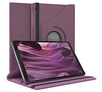 EAZY CASE - Étui pour Tablette Samsung Galaxy Tab A7 Lite Housse de Protection Smart Cover Support Rotatif Pochette Pliante 360° pivotante avec Fonction Stand Cuir synthétique Violet