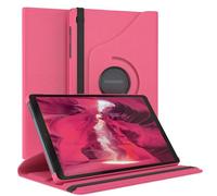 EAZY CASE - Étui pour Tablette Samsung Galaxy Tab A7 Lite Housse de Protection Smart Cover Support Rotatif Pochette Pliante 360° pivotante avec Fonction Stand Cuir synthétique Rose