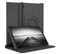 EAZY CASE - Étui pour Tablette Samsung Galaxy Tab A9 Housse de Protection Smart Cover Support Rotatif Pochette Pliante 360° pivotante avec Fonction Stand Cuir synthétique Noir