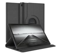 EAZY CASE - Étui pour Tablette Samsung Galaxy Tab S6 Lite Housse de Protection Smart Cover Support Rotatif Pochette Pliante 360° pivotante avec Fonction Stand Cuir synthétique Noir