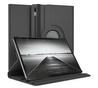 EAZY CASE - Étui pour Tablette Samsung Galaxy Tab S7 FE / 5G Housse de Protection Smart Cover Support Rotatif Pochette Pliante 360° pivotante avec Fonction Stand Cuir synthétique Noir