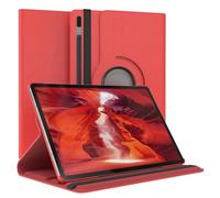 EAZY CASE - Étui pour Tablette Samsung Galaxy Tab S7 FE / 5G Housse de Protection Smart Cover Support Rotatif Pochette Pliante 360° pivotante avec Fonction Stand Cuir synthétique Rouge
