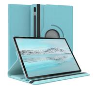 EAZY CASE - Étui pour Tablette Samsung Galaxy Tab S7 FE / 5G Housse de Protection Smart Cover Support Rotatif Pochette Pliante 360° pivotante avec Fonction Stand Cuir synthétique Bleu