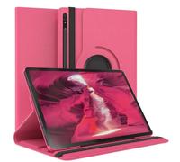 EAZY CASE - Étui pour Tablette Samsung Galaxy Tab S8 Plus / S7 Plus Housse de Protection Smart Cover Support Rotatif Pochette Pliante 360° pivotante avec Fonction Stand Cuir synthétique Rose