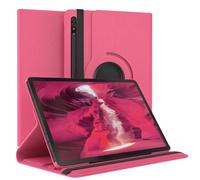 EAZY CASE - Étui pour Tablette Samsung Galaxy Tab S8 / S7 Housse de Protection Smart Cover Support Rotatif Pochette Pliante 360° pivotante avec Fonction Stand Cuir synthétique Rose