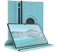 EAZY CASE - Étui pour Tablette Samsung Galaxy Tab S8 Ultra Housse de Protection Smart Cover Support Rotatif Pochette Pliante 360° pivotante avec Fonction Stand Cuir synthétique Bleu