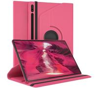 EAZY CASE - Étui pour Tablette Samsung Galaxy Tab S8 Ultra Housse de Protection Smart Cover Support Rotatif Pochette Pliante 360° pivotante avec Fonction Stand Cuir synthétique Rose