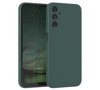 EAZY CASE - Housse en Silicone pour Galaxy A14 5G Housse Souple Antichoc Housse pour Portable avec Protection pour Appareil Photo Fines Premium Protection Cover TPU Phone Bumper en Vert Nuit
