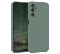 EAZY CASE - Housse en Silicone pour Galaxy A14 5G Housse Souple Antichoc Housse pour Portable avec Protection pour Appareil Photo Fines Premium Protection Cover TPU Phone Bumper en Vert Minuit