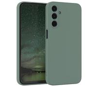 EAZY CASE - Housse en Silicone pour Galaxy A15 Housse Souple Antichoc Housse pour Portable avec Protection pour Appareil Photo Fines Premium Protection Cover TPU Phone Bumper en Vert Minuit