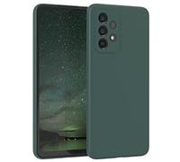 EAZY CASE - Housse en Silicone pour Galaxy A33 5G Housse Souple Antichoc Housse pour Portable avec Protection pour Appareil Photo Fines Premium Protection Cover TPU Phone Bumper en Vert Nuit