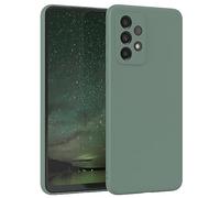 EAZY CASE - Housse en Silicone pour Galaxy A33 5G Housse Souple Antichoc Housse pour Portable avec Protection pour Appareil Photo Fines Premium Protection Cover TPU Phone Bumper en Vert Minuit