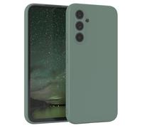 EAZY CASE - Housse en Silicone pour Galaxy A54 Housse Souple Antichoc Housse pour Portable avec Protection pour Appareil Photo Fines Premium Protection Cover TPU Phone Bumper en Vert Minuit