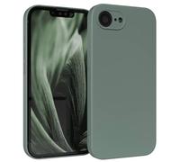 EAZY CASE - Housse en Silicone pour iPhone 16e Housse Souple Antichoc Housse pour Portable avec Protection pour Appareil Photo Fines Premium Protection Cover TPU Phone Bumper en Vert Minuit