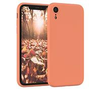 EAZY CASE - Housse en Silicone pour iPhone XR Housse Souple Antichoc Housse pour Portable avec Protection pour Appareil Photo Fines Premium Protection Cover TPU Phone Bumper en Orange